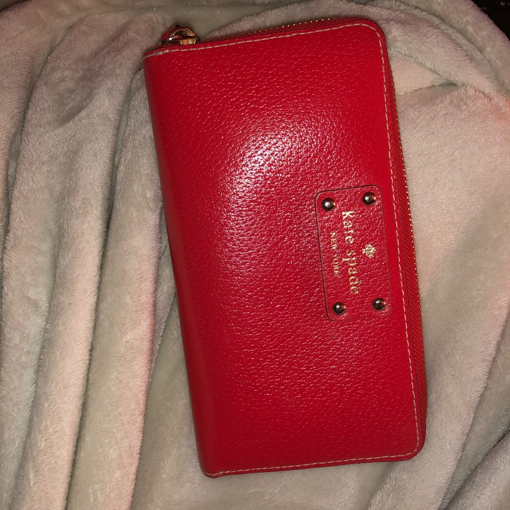 cute red wallet/clutch